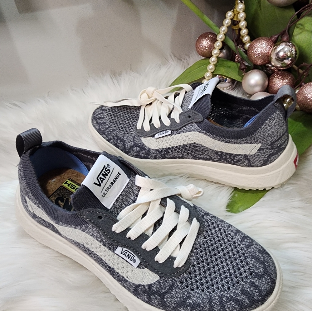 VANS Off The Wall Ultrarange Vr3 Grey Sneaker Shoes new - Picture 2 of 10